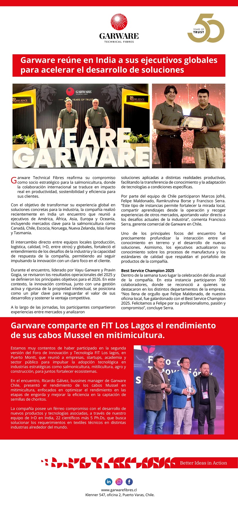 Newsletter Garware mayo 2026