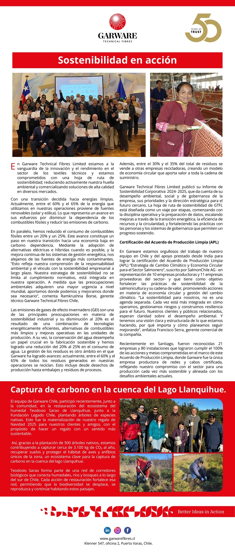 Garware Chile Newsletter julio 2026